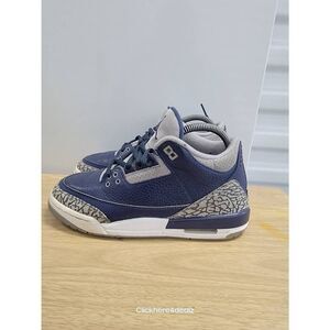 Nike Air Jordan 3 Retro Georgetown 2021 Cement Women's Size 7.5 GS 6Y